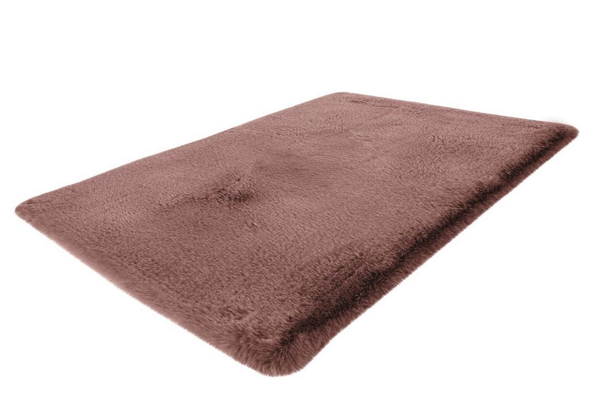 Fellteppich Rabbit Rosa, 40x60 Cm - Rosa, KONVENTIONELL (40/60cm)