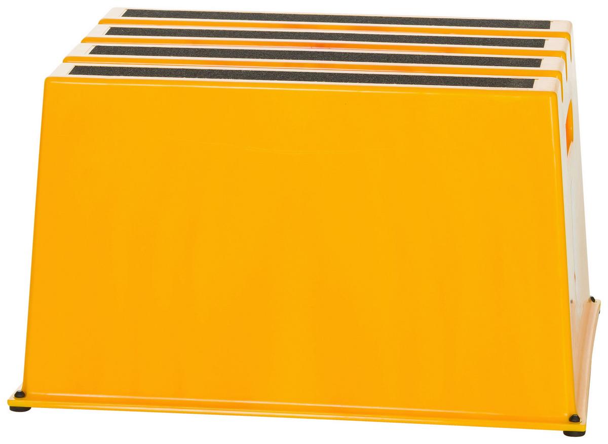 Tritthocker Tio-E1 - Gelb, Basics, Kunststoff (52,5/31/37,5cm) - MID.YOU