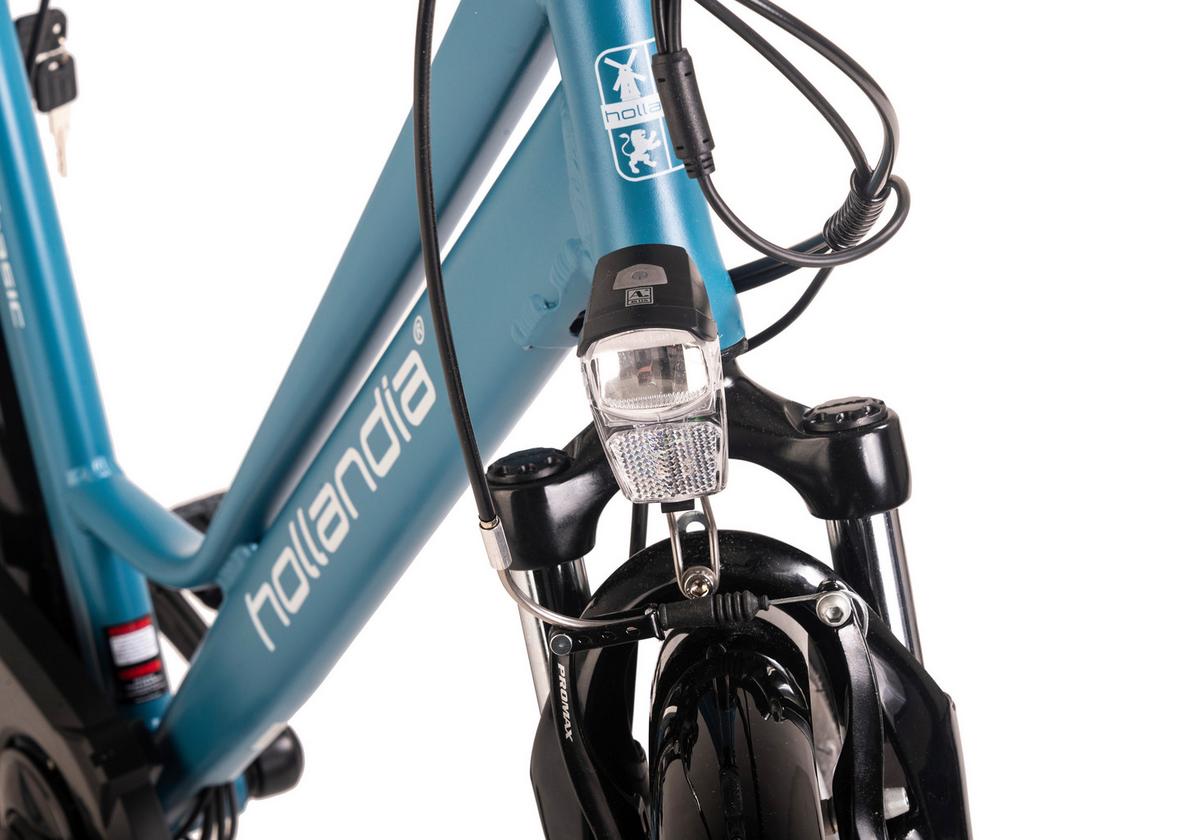 Elektrofahrrad Hollandia Optima Basic - Blau, Basics, Metall (21/116/188cm) - KS Cycling