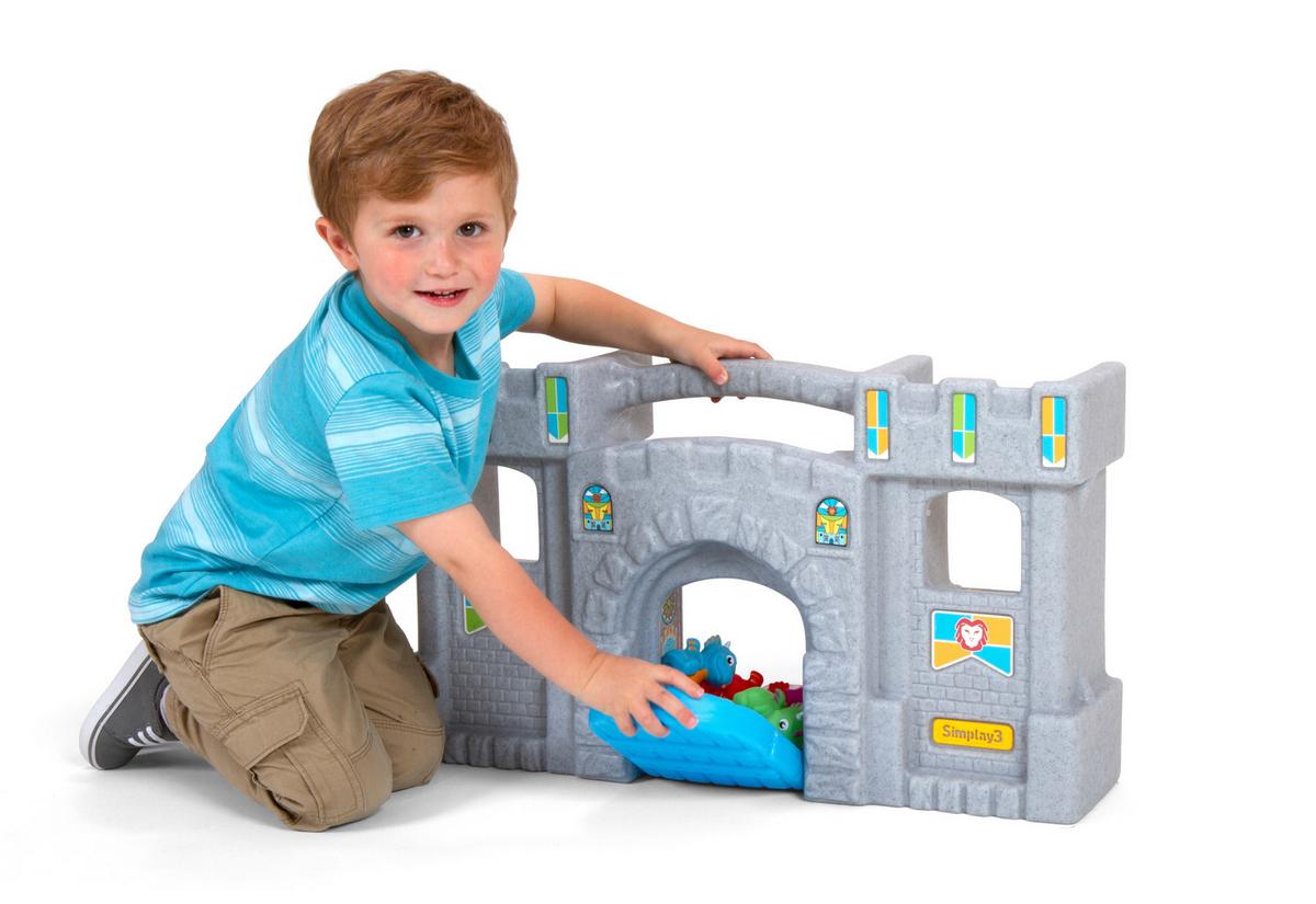 Märchenschloss Simplay 3 Ab 1,5 Jahren Tragbar - Multicolor, Basics, Kunststoff (64,8/17,1/37,8cm)