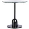 Beistelltisch Gordon 125 Grün/sschwarz B: 46 Cm - Dunkelgrün/Schwarz, Design, Stein/Metall (46/46/48cm) - Kayoom