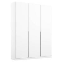 Drehtürenschrank B: 136 cm Alabama, Weiß - Weiß, MODERN, Holzwerkstoff (136/229/54cm) - Rauch Möbel