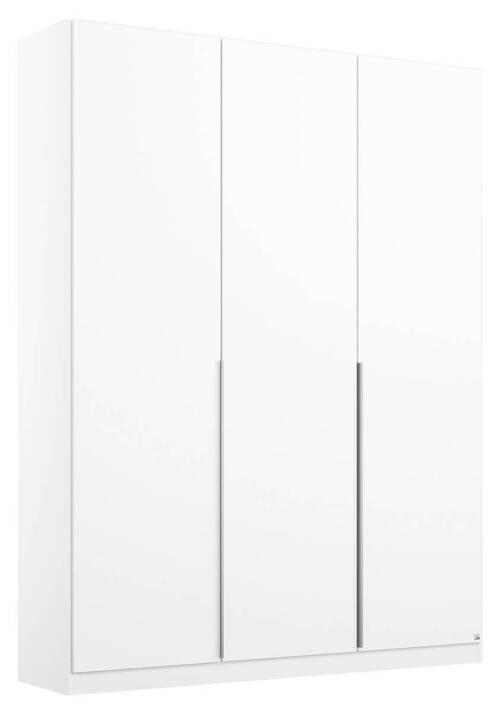 Drehtürenschrank B: 136 Cm Alabama, Weiß