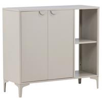 Sideboard Piring - Beige, Design, Metall (110/100/42cm) - Livetastic