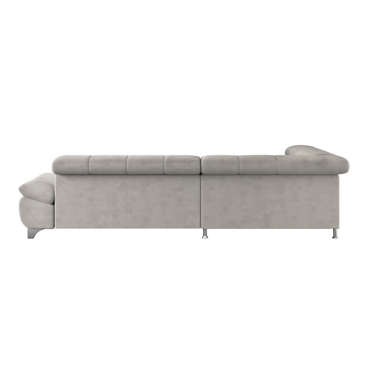 Ecksofa Gemini Naturfarben, B: 234cm - Chromfarben/Beige, KONVENTIONELL, Textil (234/312cm)