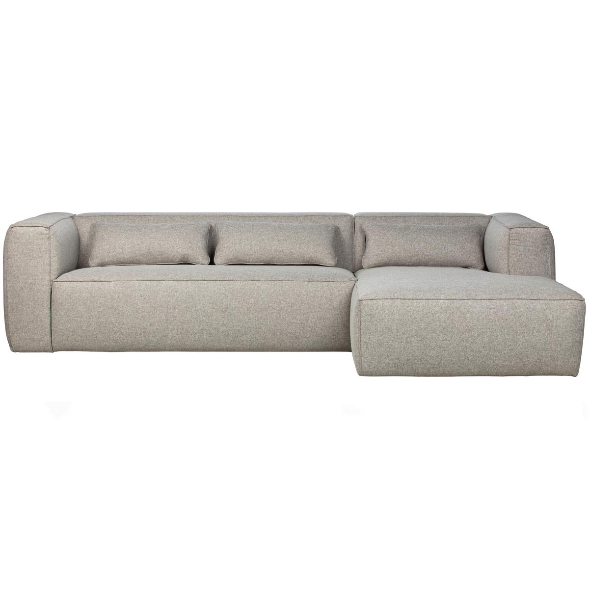 Ecksofa Bean Hellgrau S: 305x175cm - Hellgrau, Design, Textil (305/175cm) - Livetastic