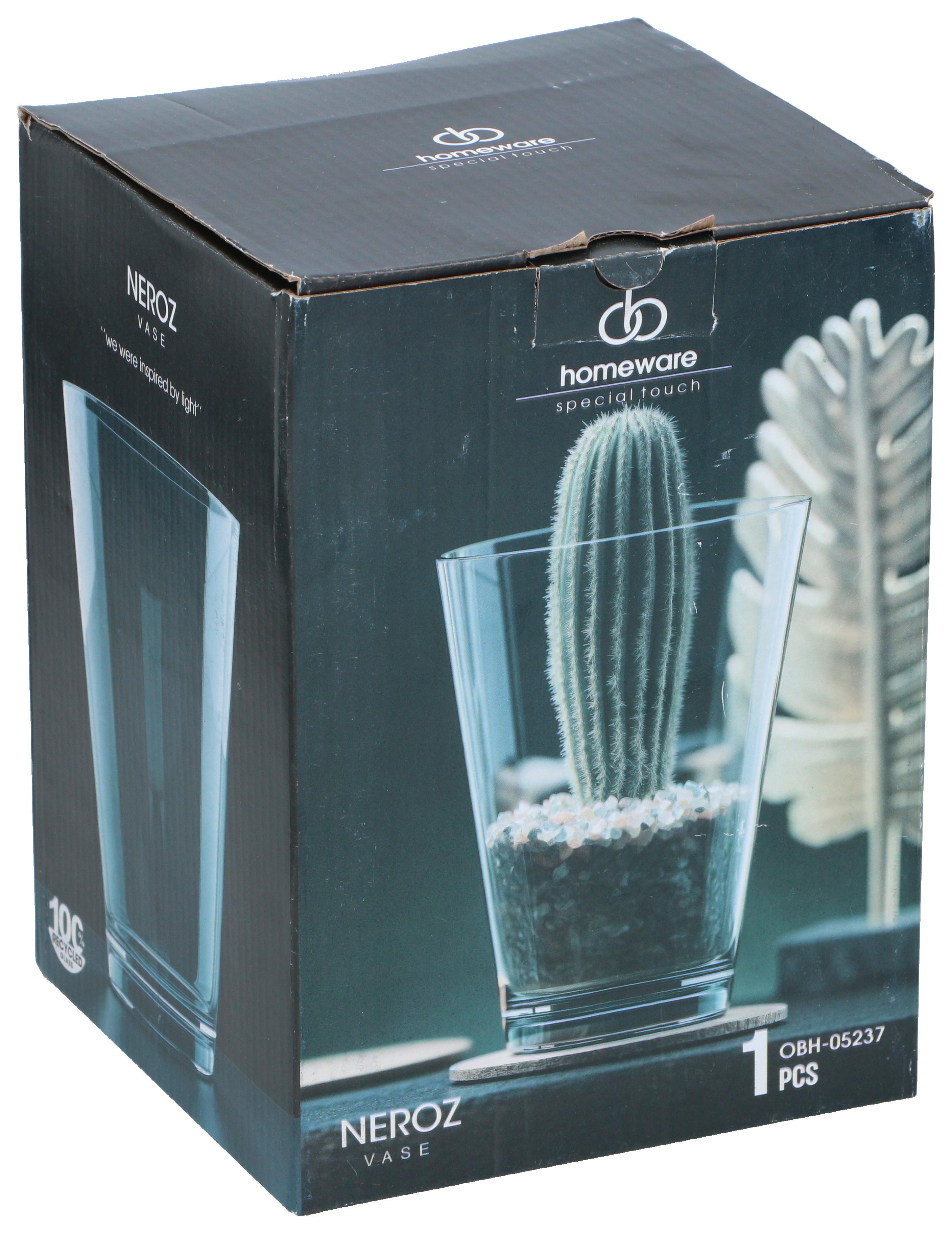 Glasvase klar - Transparent, Basics, Glas (15/20cm)