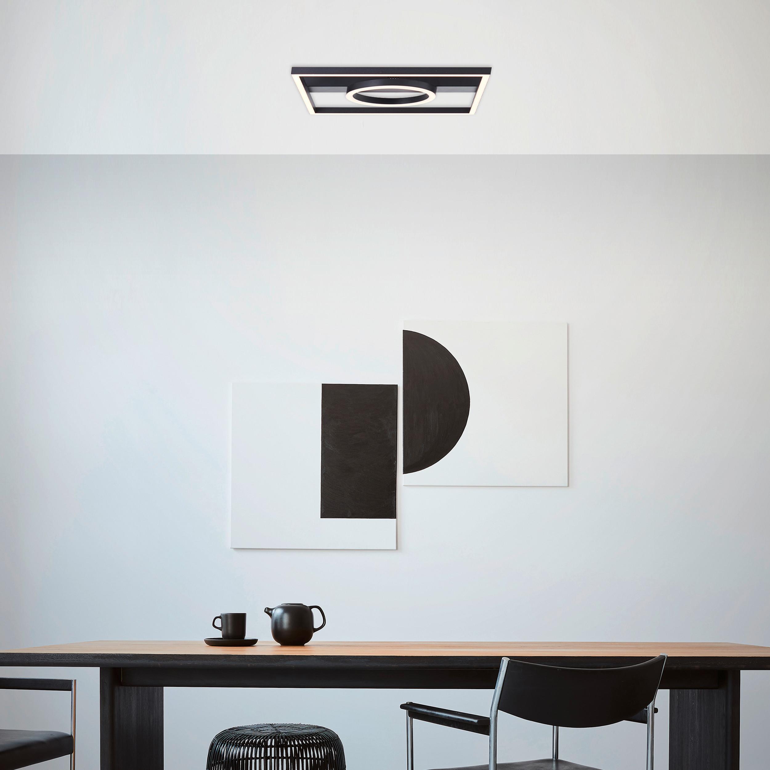 LED-Paneel G99929a06 Maureen - Schwarz, Design, Kunststoff/Metall (5/40/40cm) - Brilliant