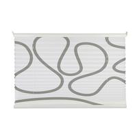 Plissee Free Move Weiß, Taupe B: 60 Cm - Taupe/Weiß, Design, Textil (60/130cm) - Homeware