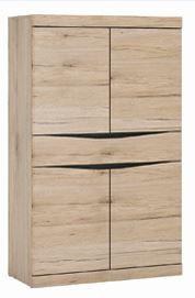 Kommode Summer San Remo Eiche Dekor B: 86 cm - Eiche San Remo, MODERN, Holzwerkstoff (86/139/40cm) - Modern Living
