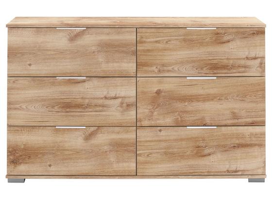 Komoda London - farby dubu, Moderný, kompozitné drevo (130/83/41cm) Komoda London - farby dubu, Moderný, kompozitné drevo (130/83/41cm)