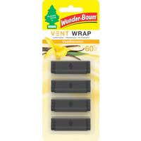 Autóillatosító Wunderbaum Vanília Illat - fekete, műanyag (7.6/1.1/19cm)