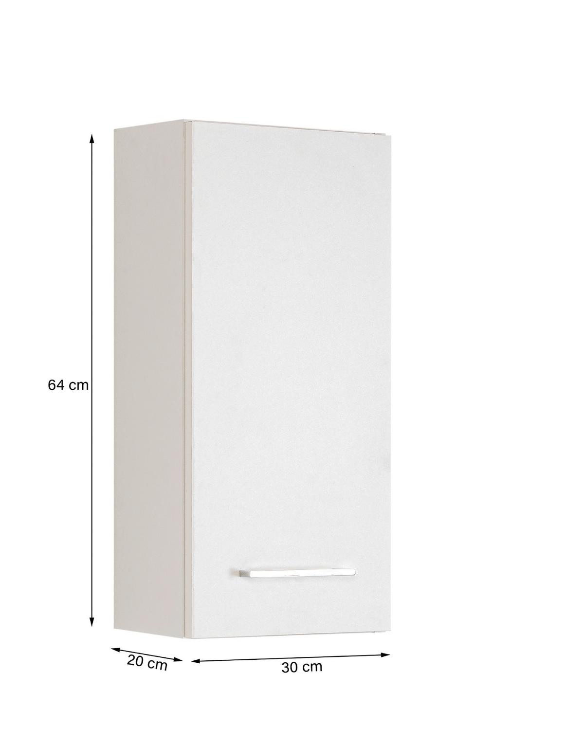 Hängeschrank Paris Weiß B: 30 Cm - Weiß, MODERN, Holzwerkstoff (30/64/20cm) - Held