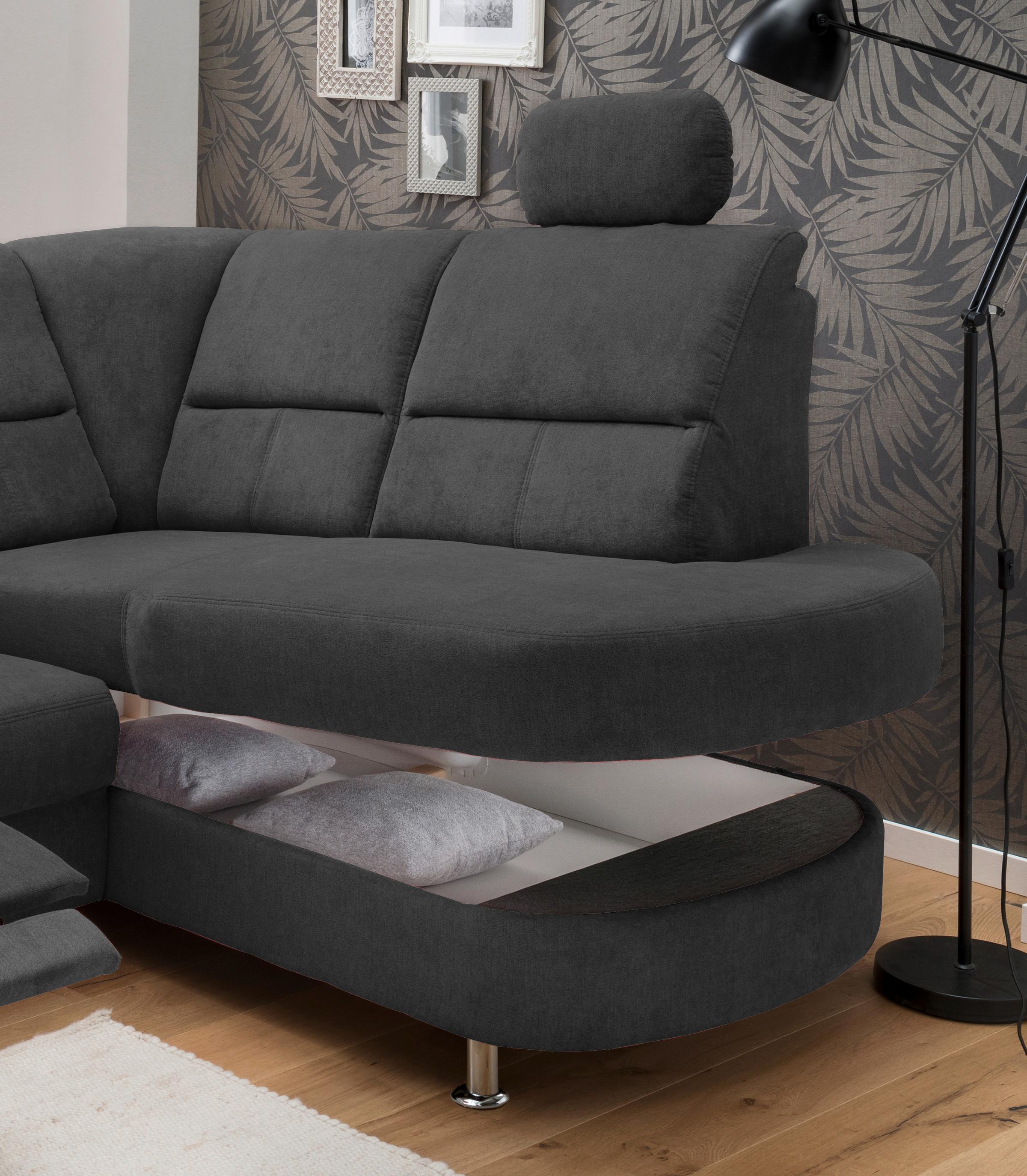 Wohnzimmersofa mit Bettschublade