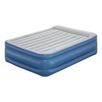 Luftbett Gerlinde 203x152x56 Cm Bis 300kg, Inkl. Pumpe - Dunkelblau/Grau, KONVENTIONELL, Kunststoff/Metall (203/152/56cm) - Bestway