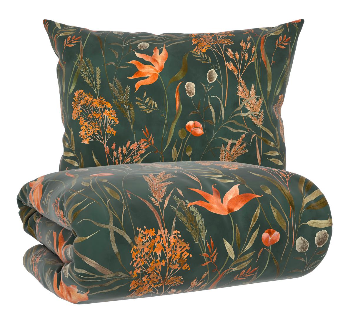 POVLEČENÍ NORA - zelená, Moderní, textil (140/200cm) - Mömax