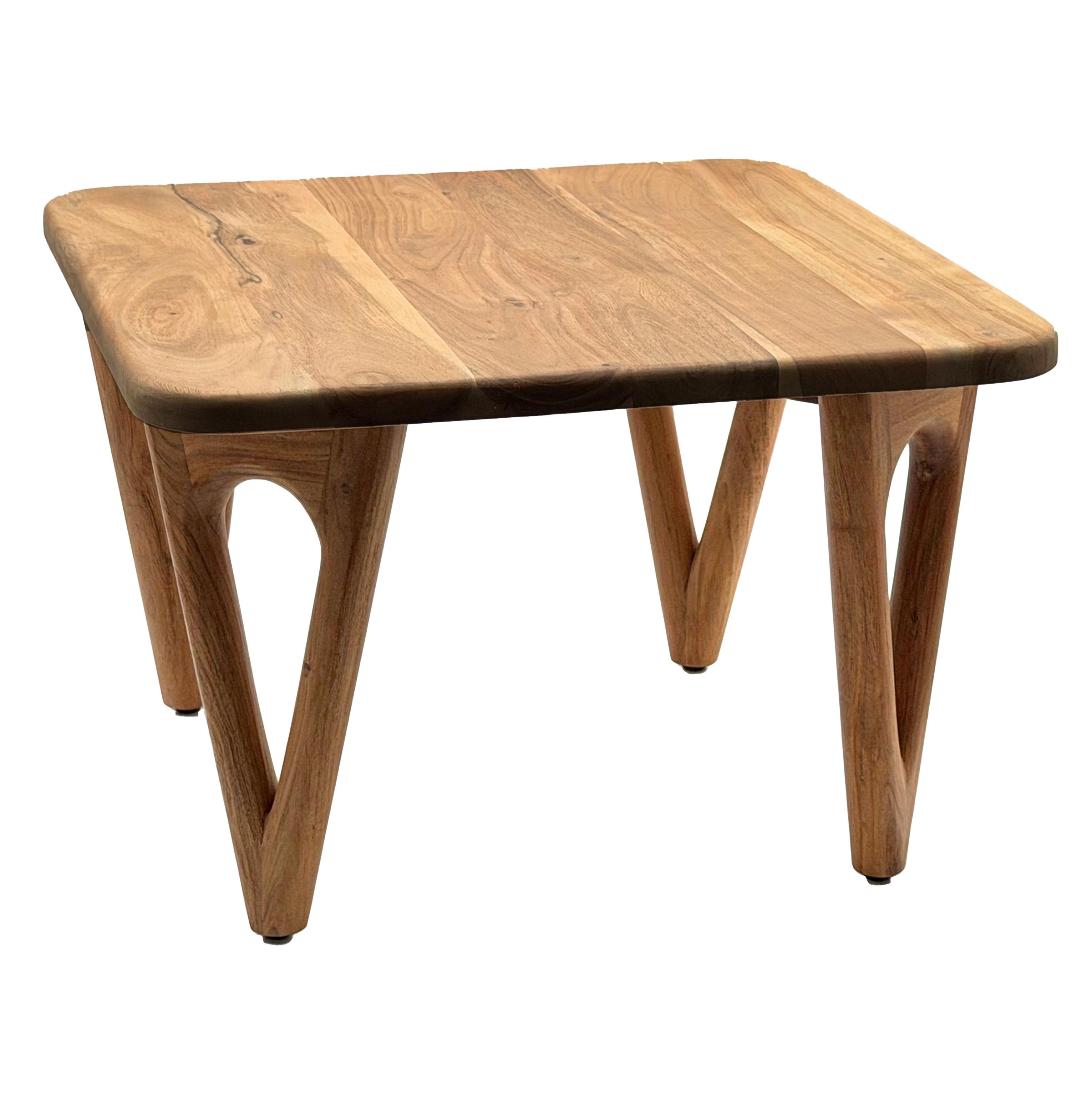 KONFERENČNÍ STOLEK WL7.594 - barvy akácie, Design, dřevo (60/60/40cm) - Livetastic