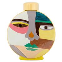 Vase Pot Piccassy Color Round Multicolor B: 23 Cm - Multicolor, Basics, Keramik (23/28/9cm)