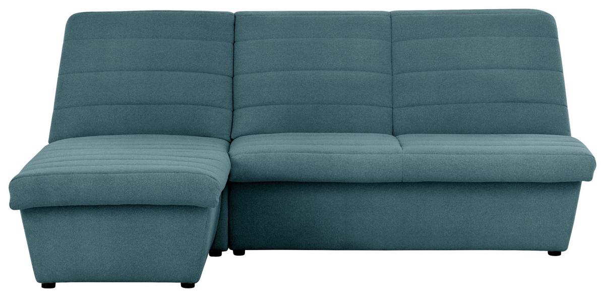 Ecksofa Looks Viii - Petrol/Schwarz, Design, Textil (168/214cm) - LOOKS by W.Joop