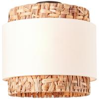 Deckenleuchte 99828/09 Waterlilly - Natur, Naturmaterialien/Textil (35/35cm) - Brilliant