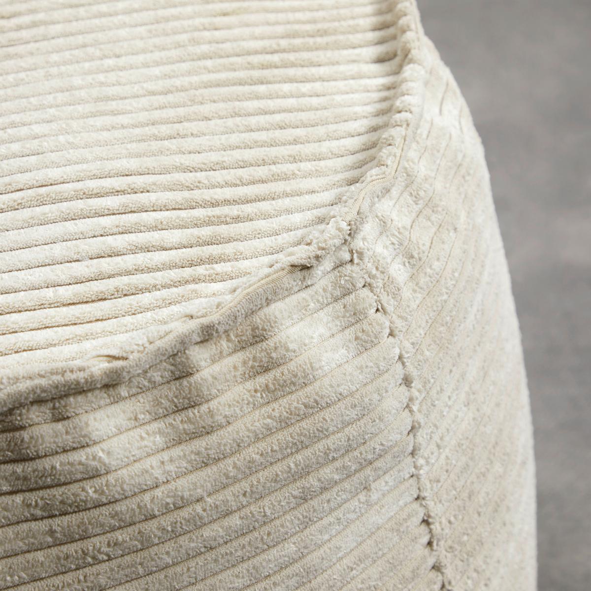 Taburet LUCYLLA, béžový manšestr - béžová, Moderní, textil (60/60/38cm) - Mömax