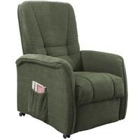 Fernsehsessel Harry Dunkelgrün B: 77 Cm - Dunkelgrün/Schwarz, Design, Textil (77/107/88cm) - Livetastic
