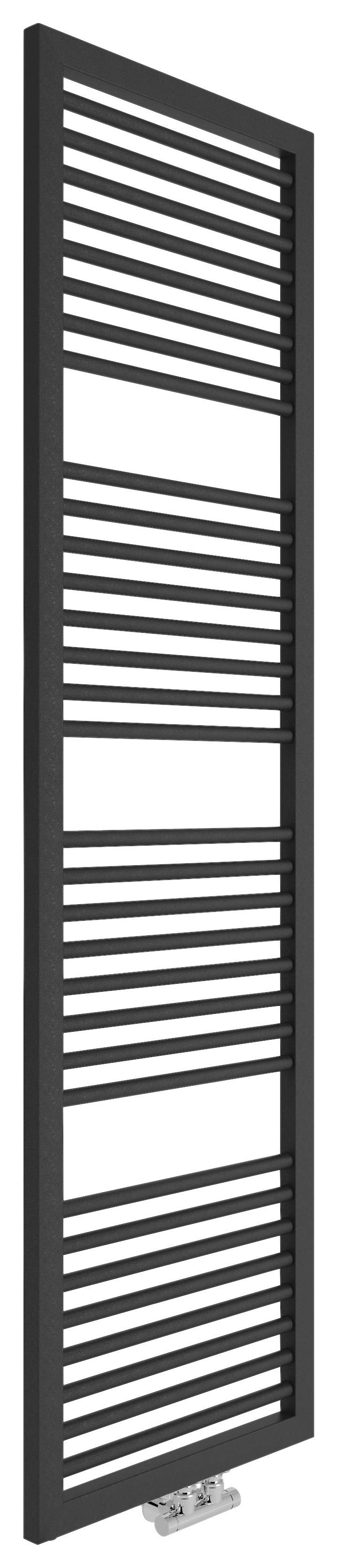 Handtuchheizkörper Rimini BHT: 60x181,3x3 cm Gerade 1007 W - Anthrazit, MODERN, Metall (60/181,3/3cm)