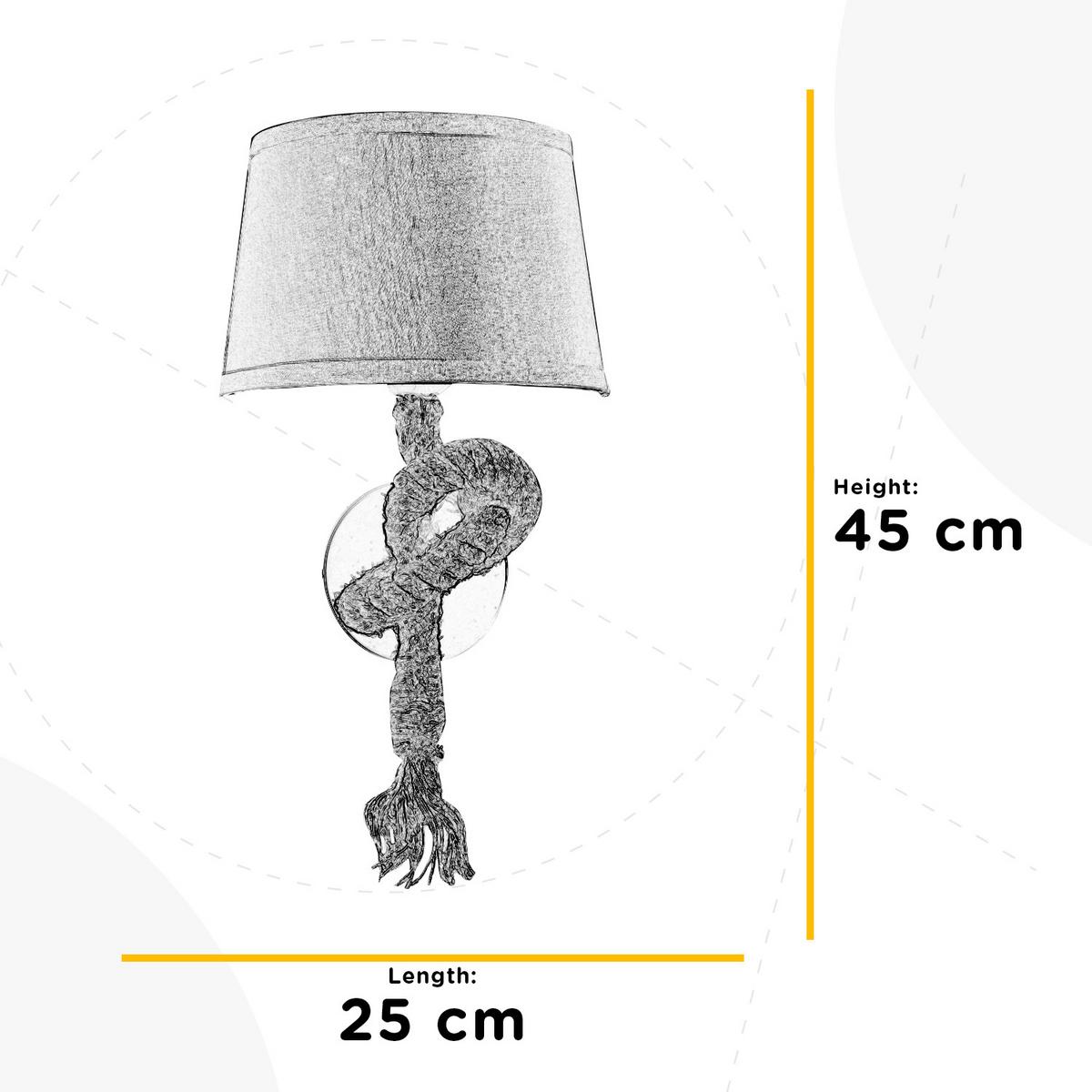 Wandleuchte Perlmutt L: 25 Cm 22w - Perlmutt, Natur, Textil (25/25/45cm)