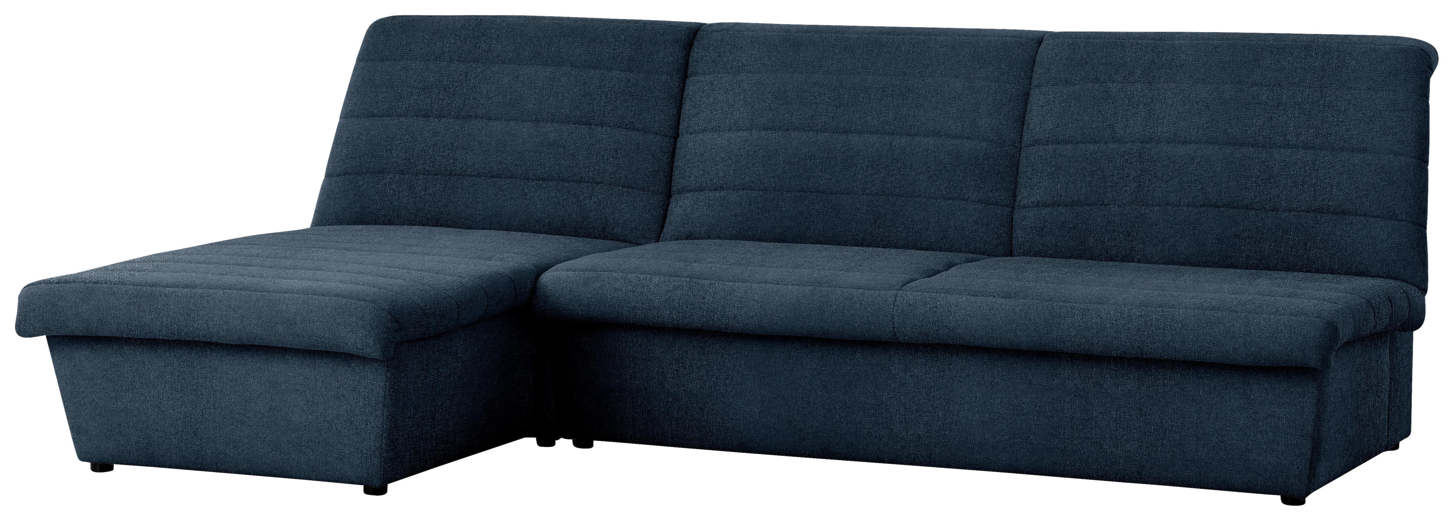 Ecksofa Looks Viii Dunkelblau - Schwarz/Dunkelblau, Design, Textil (168/274cm) - LOOKS by W.Joop