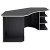 Eckschreibtisch mit Stauraum B 198 H 76cm Thanatos, Anthrazit - Anthrazit/Weiß, MODERN, Holzwerkstoff (198/85/76cm) - MID.YOU