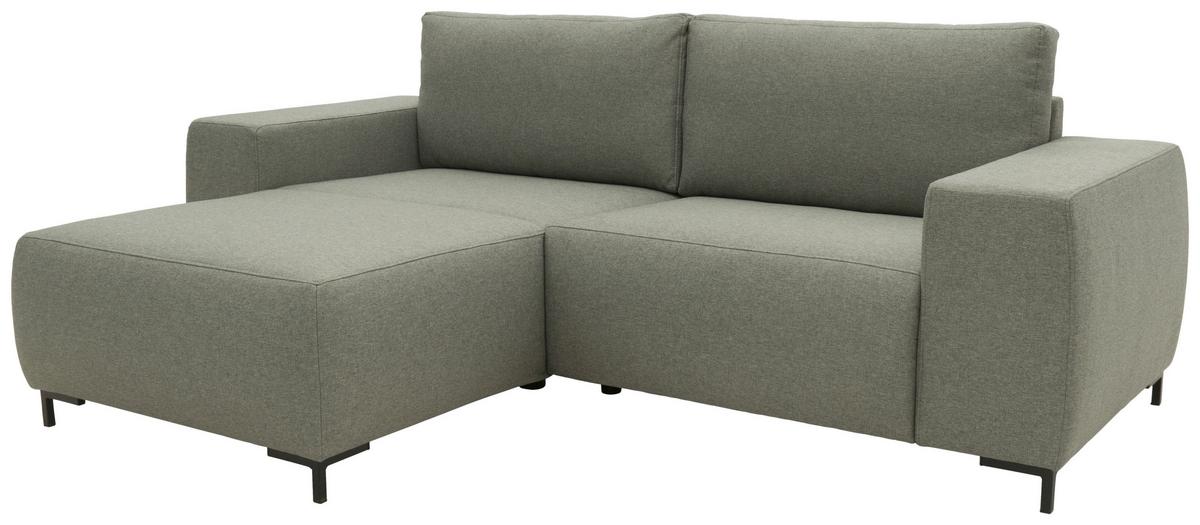 Ecksofa Looks Vi - Graubraun/Schwarz, Design, Textil (242/160cm) - LOOKS by W.Joop