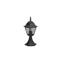 Wegeleuchte 505760132 Livenza - Klar/Schwarz, KONVENTIONELL, Glas/Metall (17/39,5cm) - Trio Leuchten