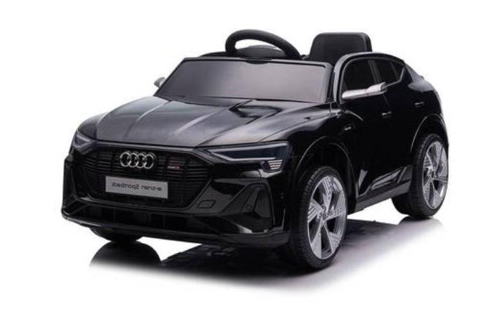 Kinder-Elektroauto Audi E- Tron Sportback mit Licht/Sound - Schwarz, Basics, Kunststoff (108/60/47cm)