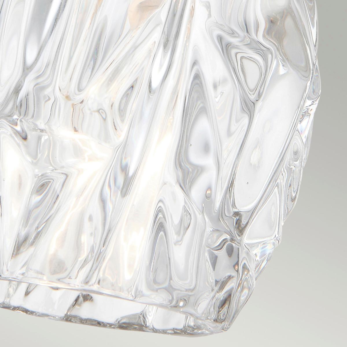 Hängeleuchte Fe-Rubin-Mp - Nickelfarben, KONVENTIONELL, Glas/Metall (11.1/32.3cm) - Elstead Lighting