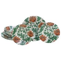 Tafelservice Florentina Multicolor L: 30 cm - Multicolor, Basics, Keramik - Creatable