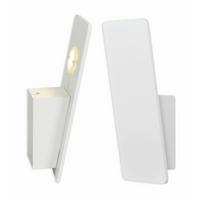 Led-wandleuchte Stan 1-Flammig, Eckig - Weiß, Design, Metall (7,5/22cm) - Näve