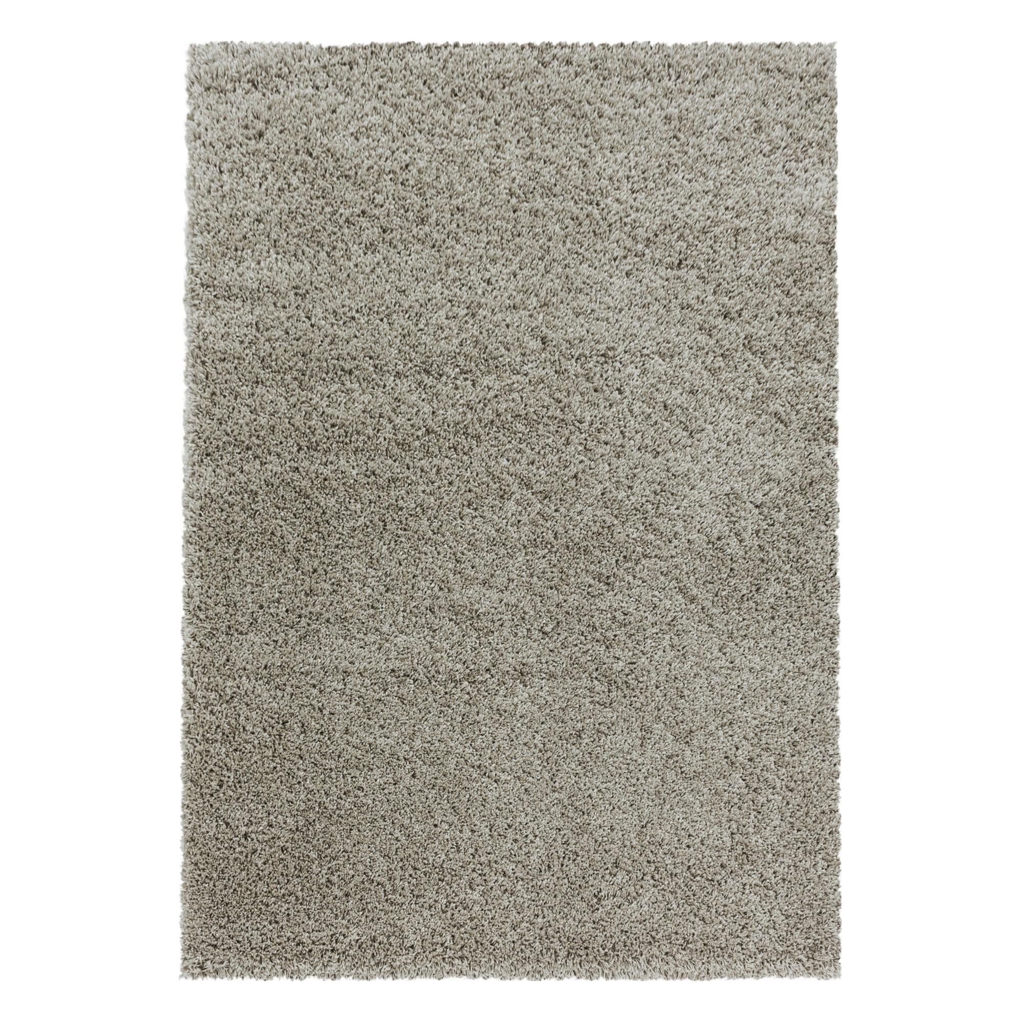 Hochflor Teppich Naturfarben Naturfaser Sydney 60x110 cm - Naturfarben, Basics, Textil (60/110cm)