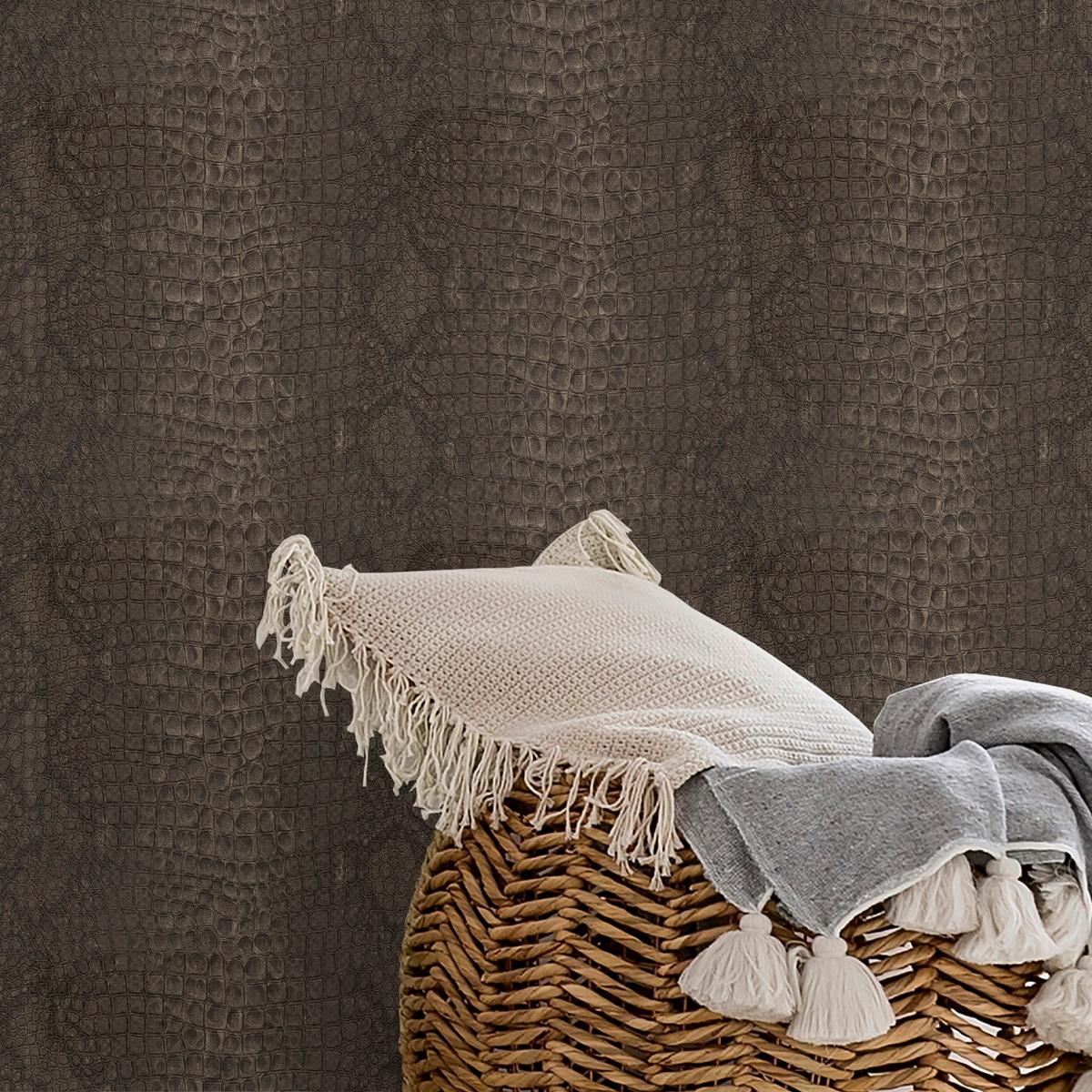 Vliestapete 114162 - Braun, Basics, Papier/Kunststoff (52/1005cm)