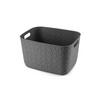 košík na drobnosti SOFTEX L - tmavě šedá, Basics, plast (38/22/29cm) - Curver