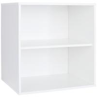 Regal Stehend/hängend Box B: 46 Cm Alpinweiß - Weiß, MODERN, Holzwerkstoff (46/46/25cm) - Ondega