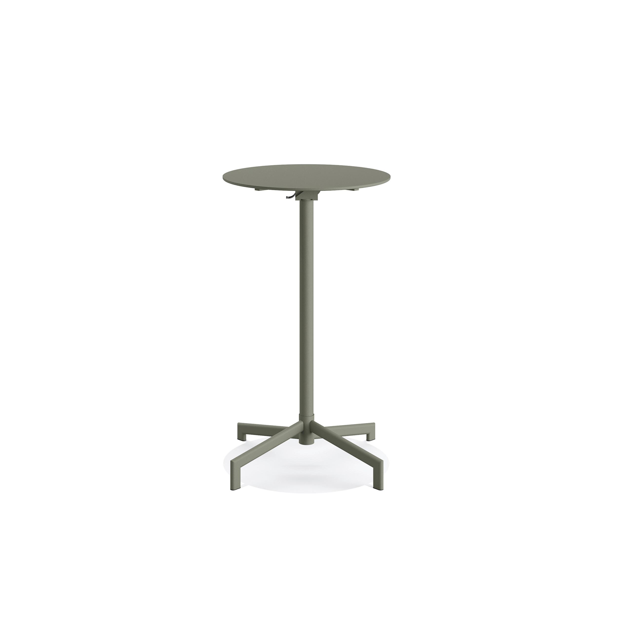 Garten-Bartisch Versa – Terrassen-/Stehtisch - Grün, Basics, Metall (60/74/102/60cm)