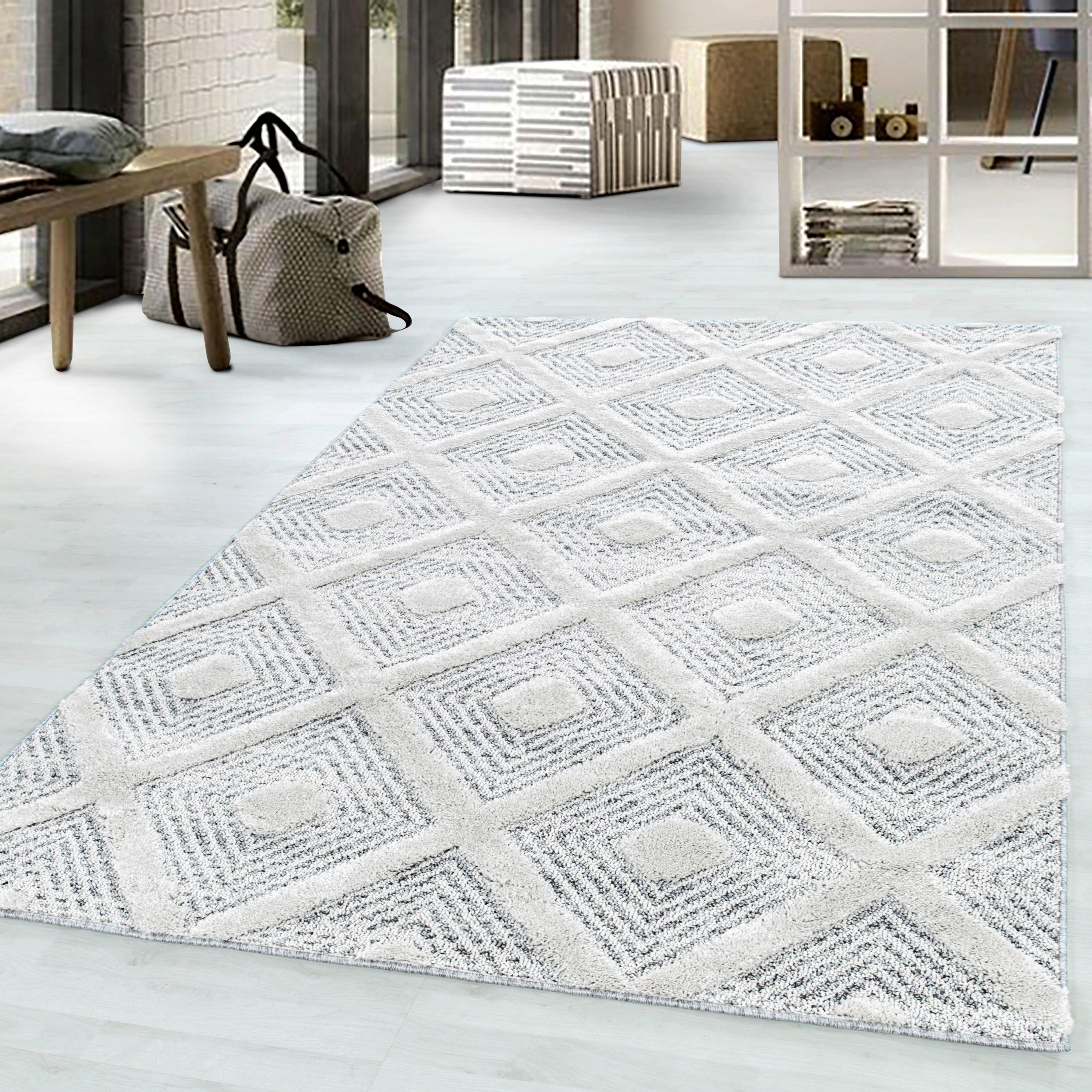 Tkaný koberec 240x340cm, šedá - šedá, Konvenční, textil (240/340cm)