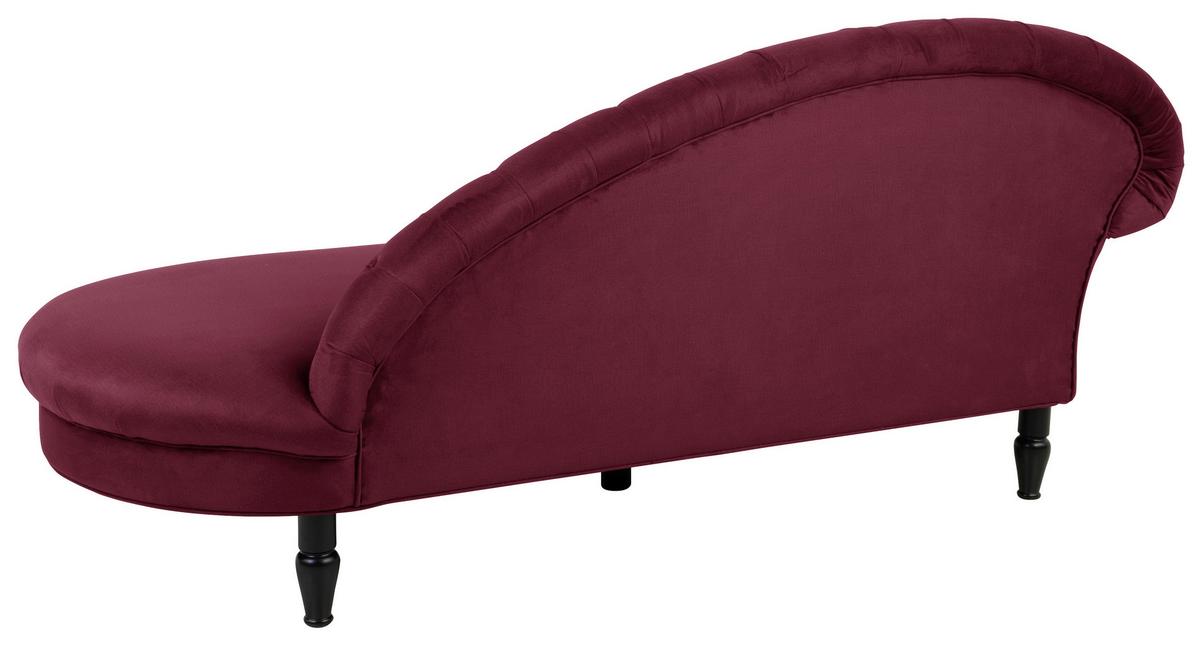 Récamiere Cupido - Rot/Schwarz, Design, Textil (216/91/103cm) - MID.YOU