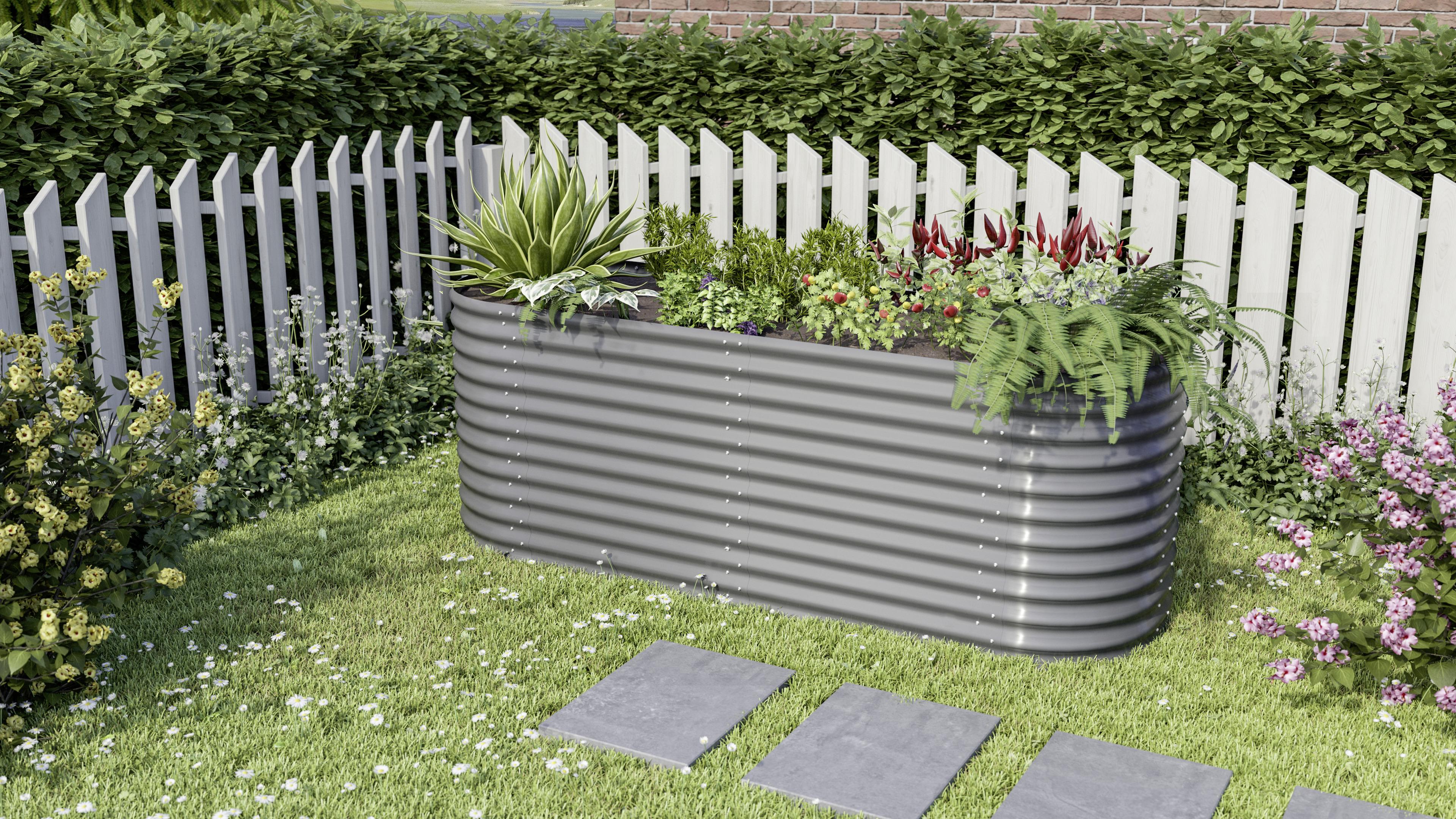 Hochbeetzusatz für Garten