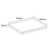 Arbeitsplatte Fasola - Honigeiche, Trend, Holzwerkstoff (80/3/60cm) - MID.YOU