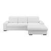 Ecksofa Mit Bettfunktion Malaga New Chenille Silber - Silberfarben/Schwarz, KONVENTIONELL, Textil (286/203cm) - Ondega