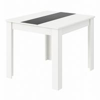 Esstisch Disalo Anthrazit/Weiß L: 80cm - Anthrazit/Weiß, MODERN, Holzwerkstoff (80/80/75cm) - MID.YOU