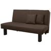 Schlafsofa Columbus Braun Inkl. Zierkissen - Schwarz/Braun, Design, Textil (145/84/100cm) - Max Winzer