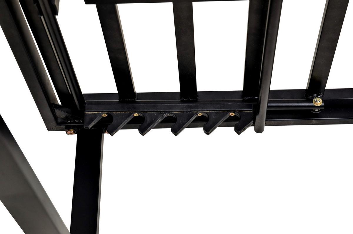 Sonnenliege Victoria - Anthrazit/Grau, MODERN, Holz/Kunststoff (75/38/200cm) - Beldano