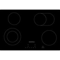 Glaskeramikkochfeld Respekta Km7700-28 - Schwarz, Trend, Glas (77/5/52cm) - Respekta